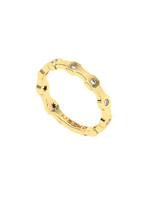 DAZZLE CIRCLE CLUSTER RING - MAKKO