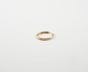 HOOP HUGGIE EARRINGS 19.5 MM - MAKKO