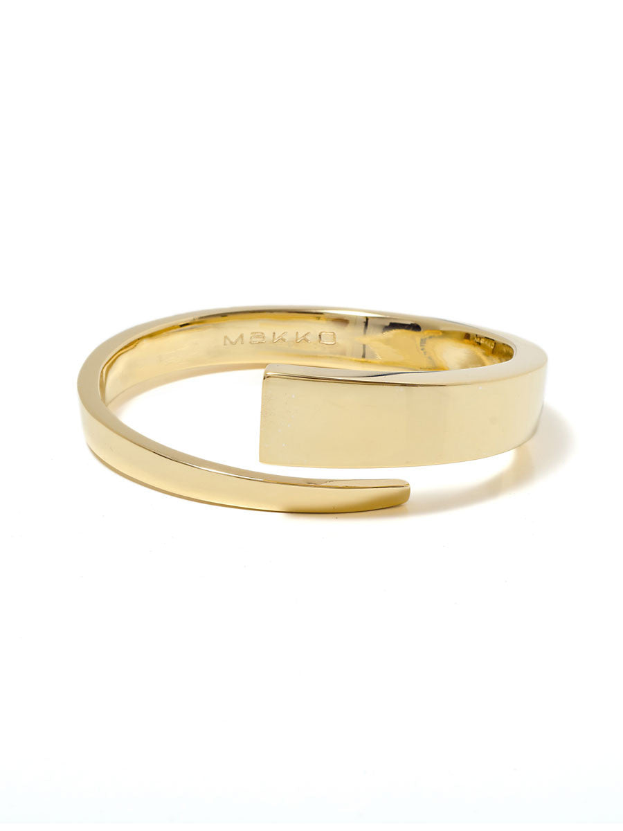 GOLD/SILVER WRAP BANGLE - MAKKO