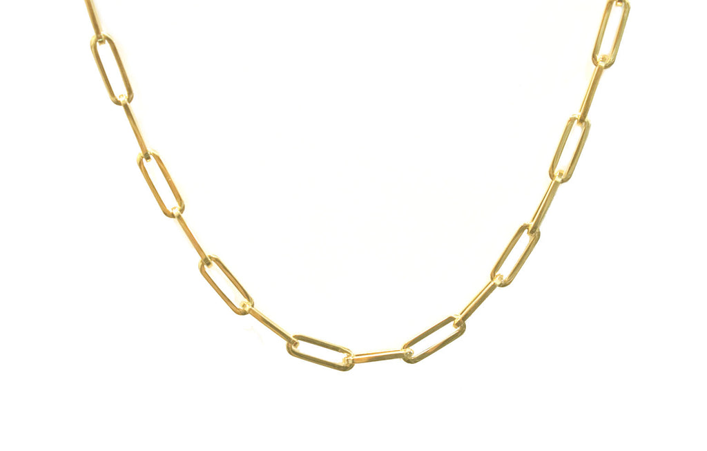 Paperclip Chain Necklace - MAKKO