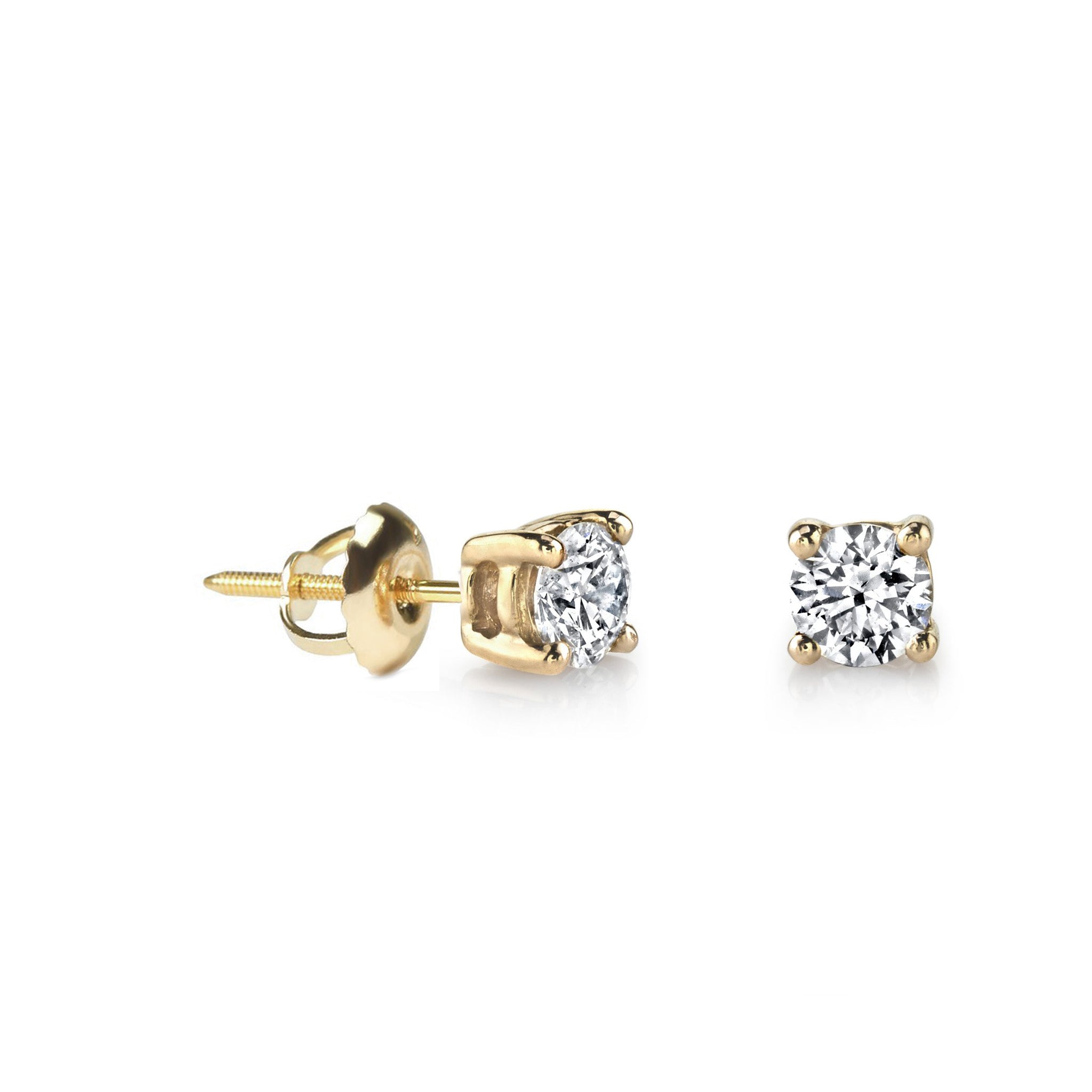 Diamond Stud Earrings - MAKKO